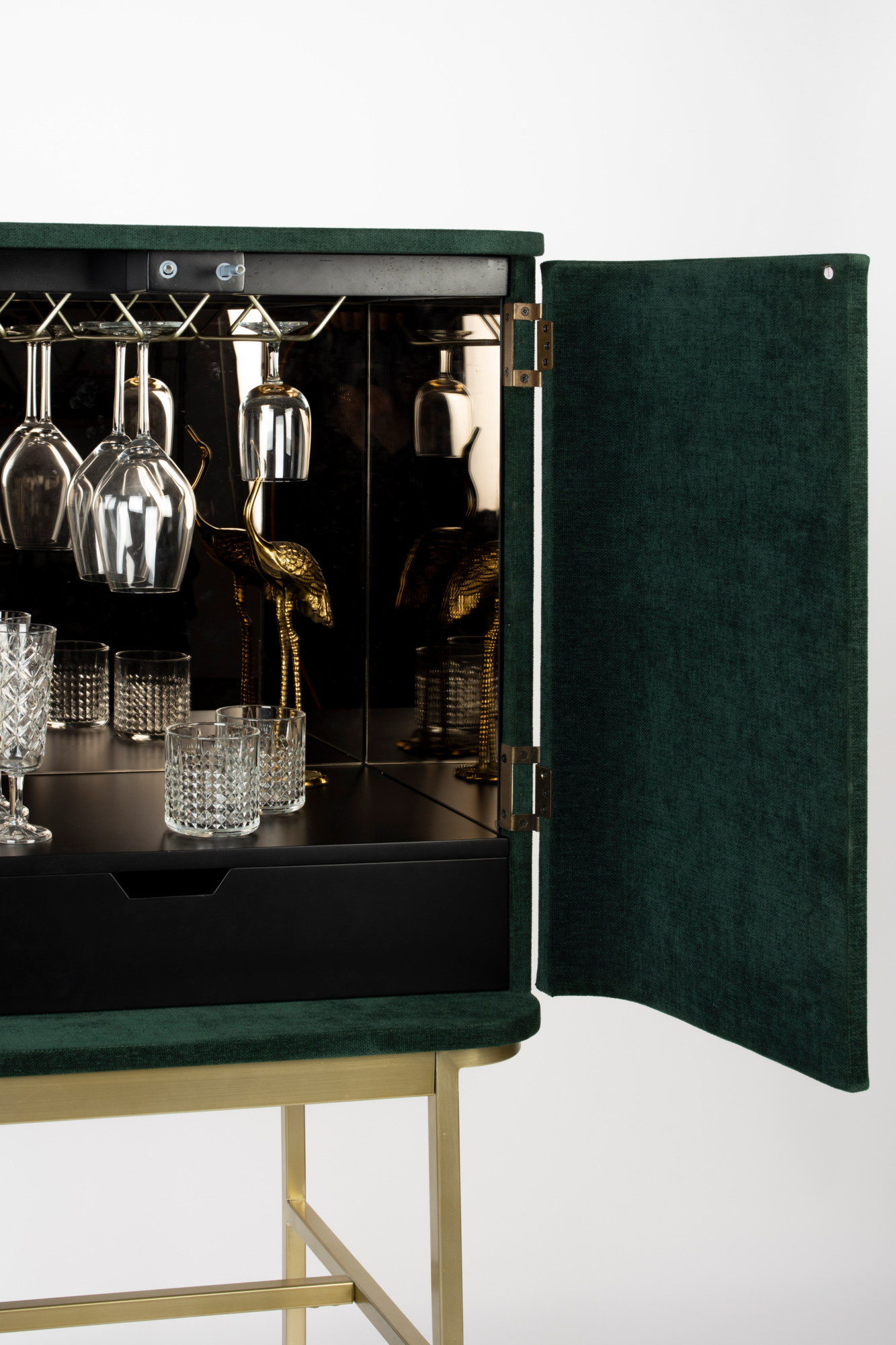 Wandkast Ava Morgana velvet groen