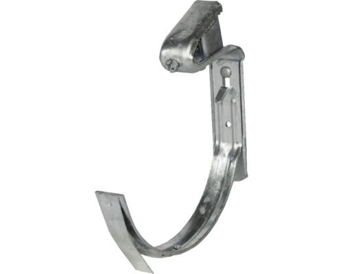 Zambelli zinken gootbeugel, halfrond, voor trapeziumplaat, nominale breedte 250 mm, vrije ruimte 250 mm