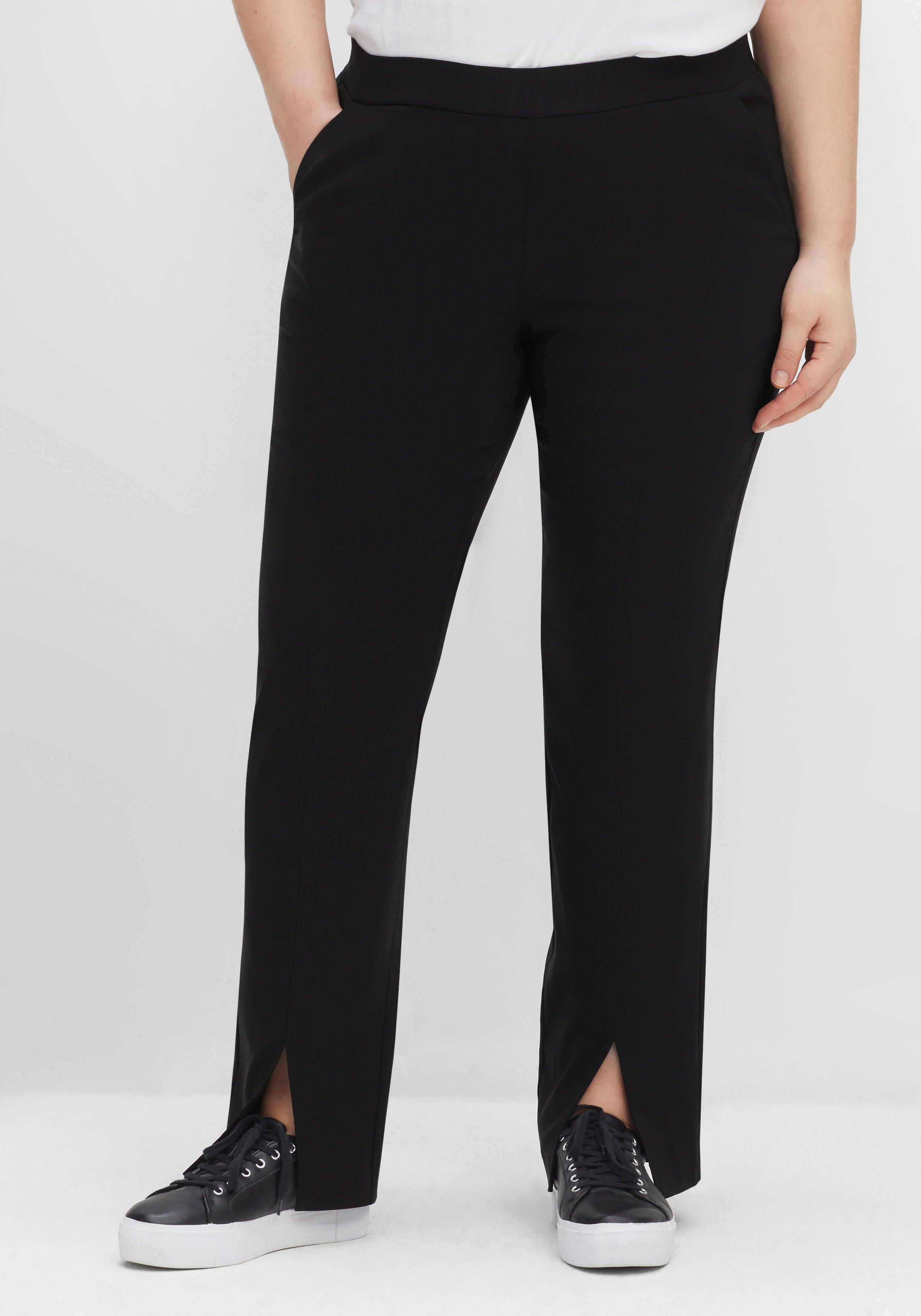 Bengalinhose mit Schlitzen vorn am Saum