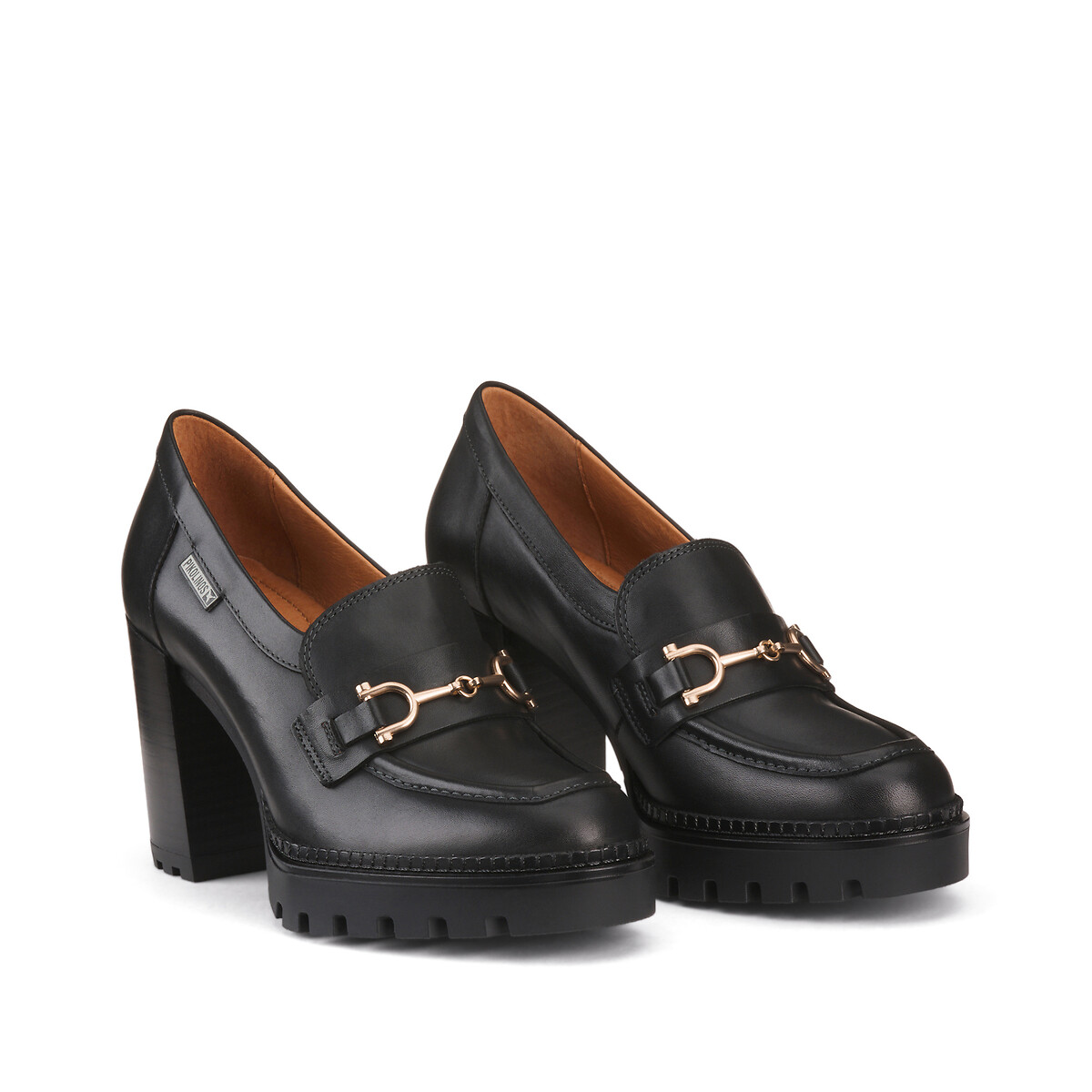 PIKOLINOS<br>Mocassins de salto Cervera, couro