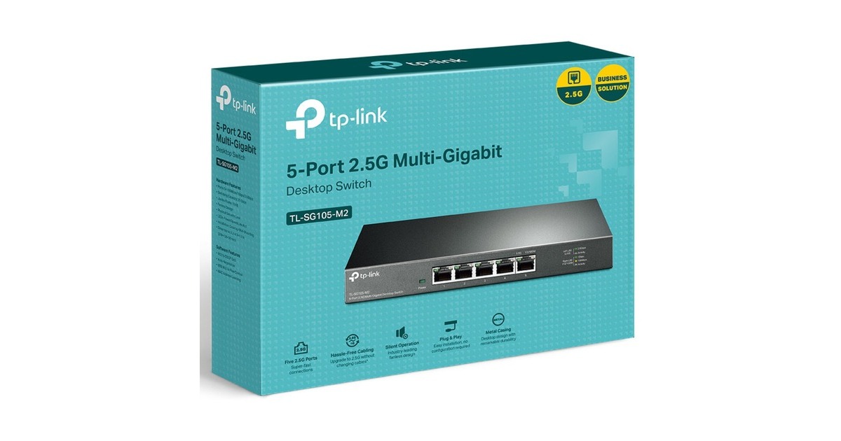 TP-LinkTL-SG105-M2 switch  (Grijs)