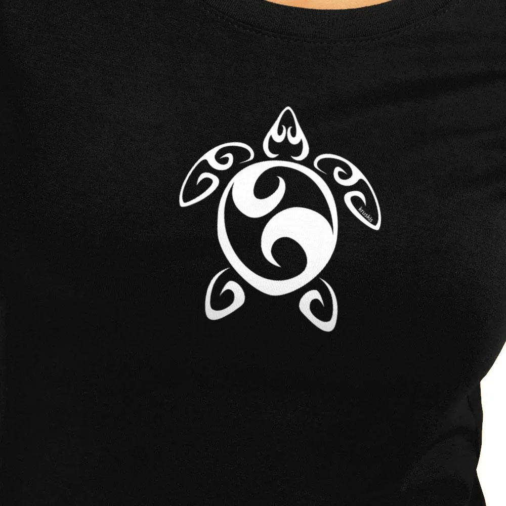 Kruskis Sea Turtle Tribal Damen T-Shirt mit kurzen Ärmeln
