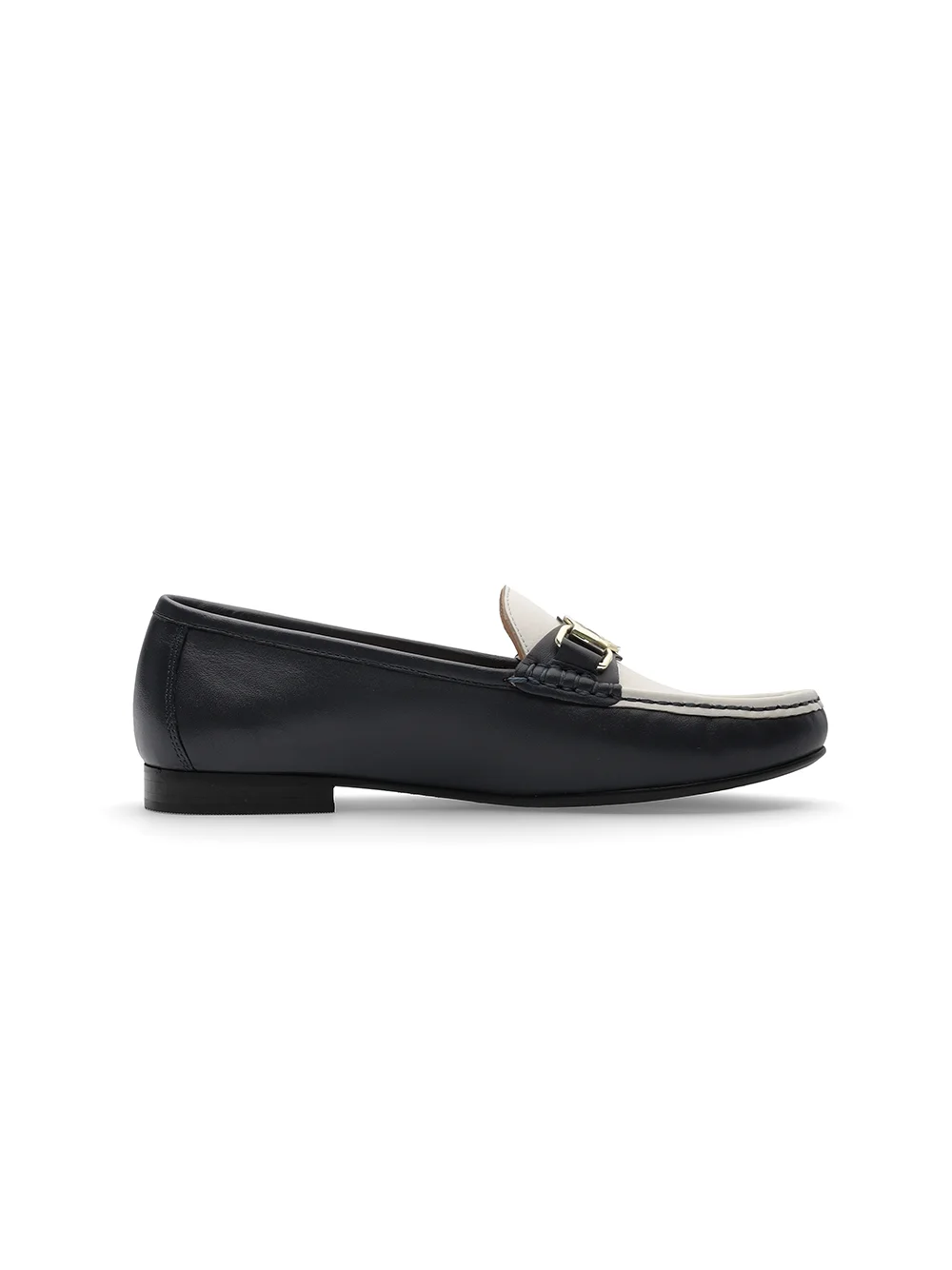 Slipper Atlanta blau weiß
