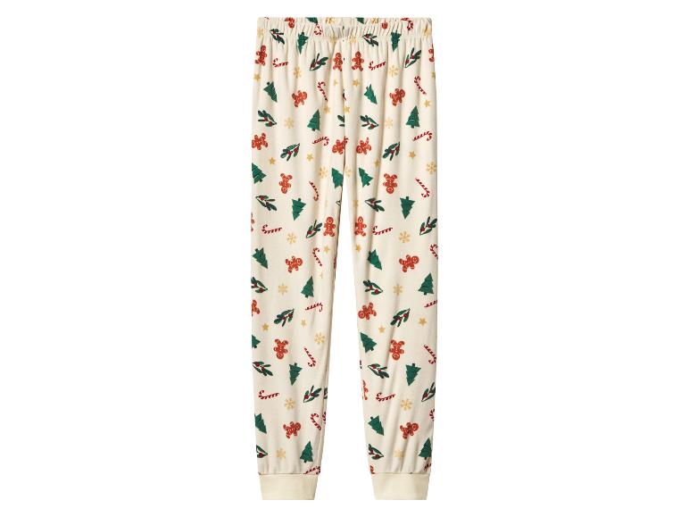 Velours kinder kerstpyjama