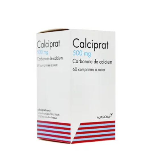 Calciprat 500mg - 60 Comprimés à sucer