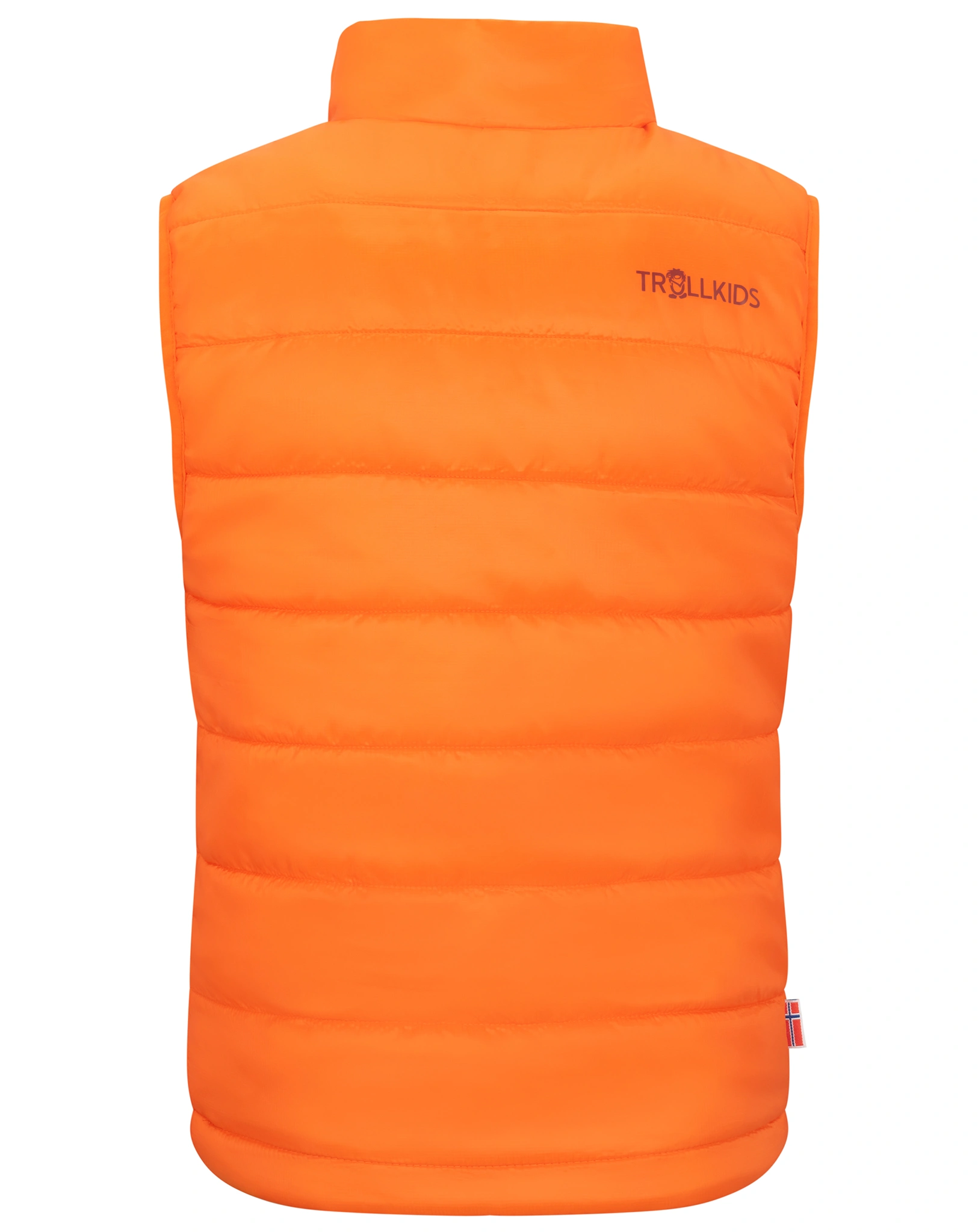 Stepp-Weste TRONDHEIM in bright orange/red brown