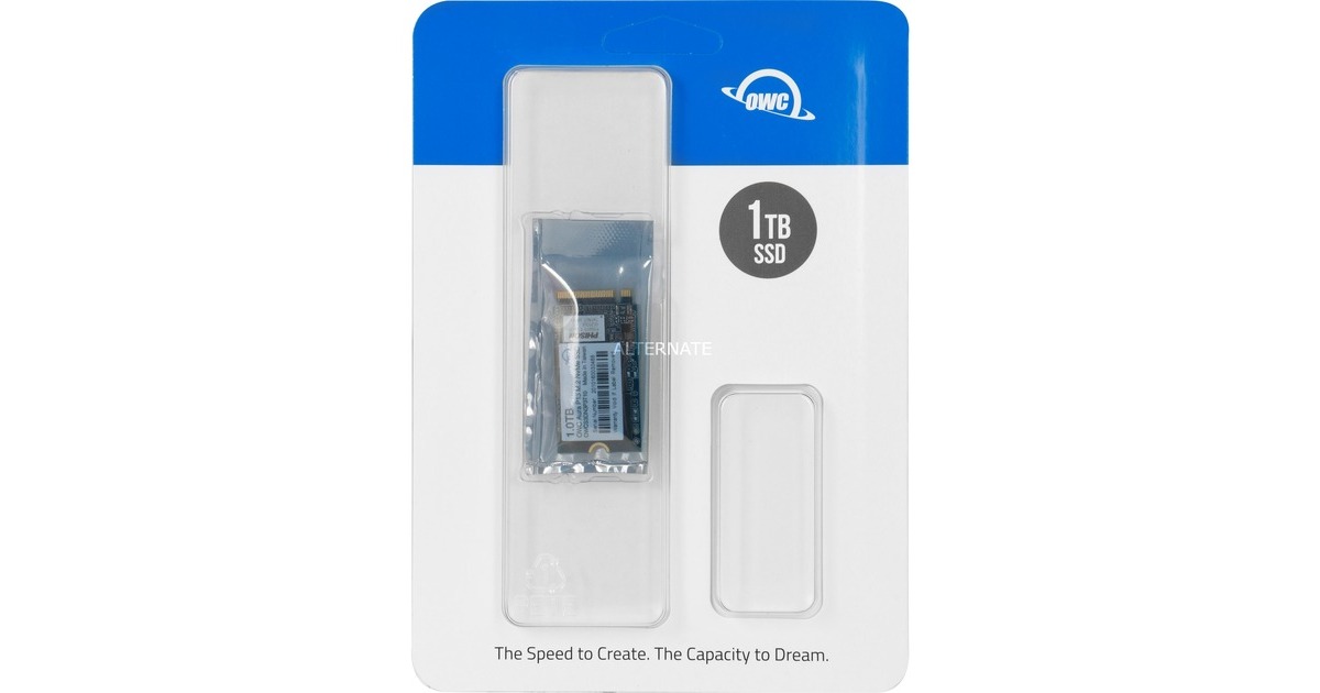OWCAura P13 Pro 1 TB SSD  (OWCS3DN3P3T10, PCIe 3.1 x4, NVMe 1.3, M.2 2242)