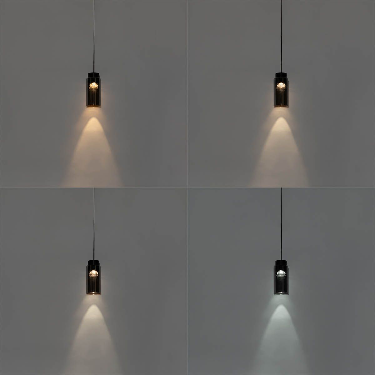 Moderne hanglamp zwart voor railsysteem 1-fase incl. LED - Magnetic Vance