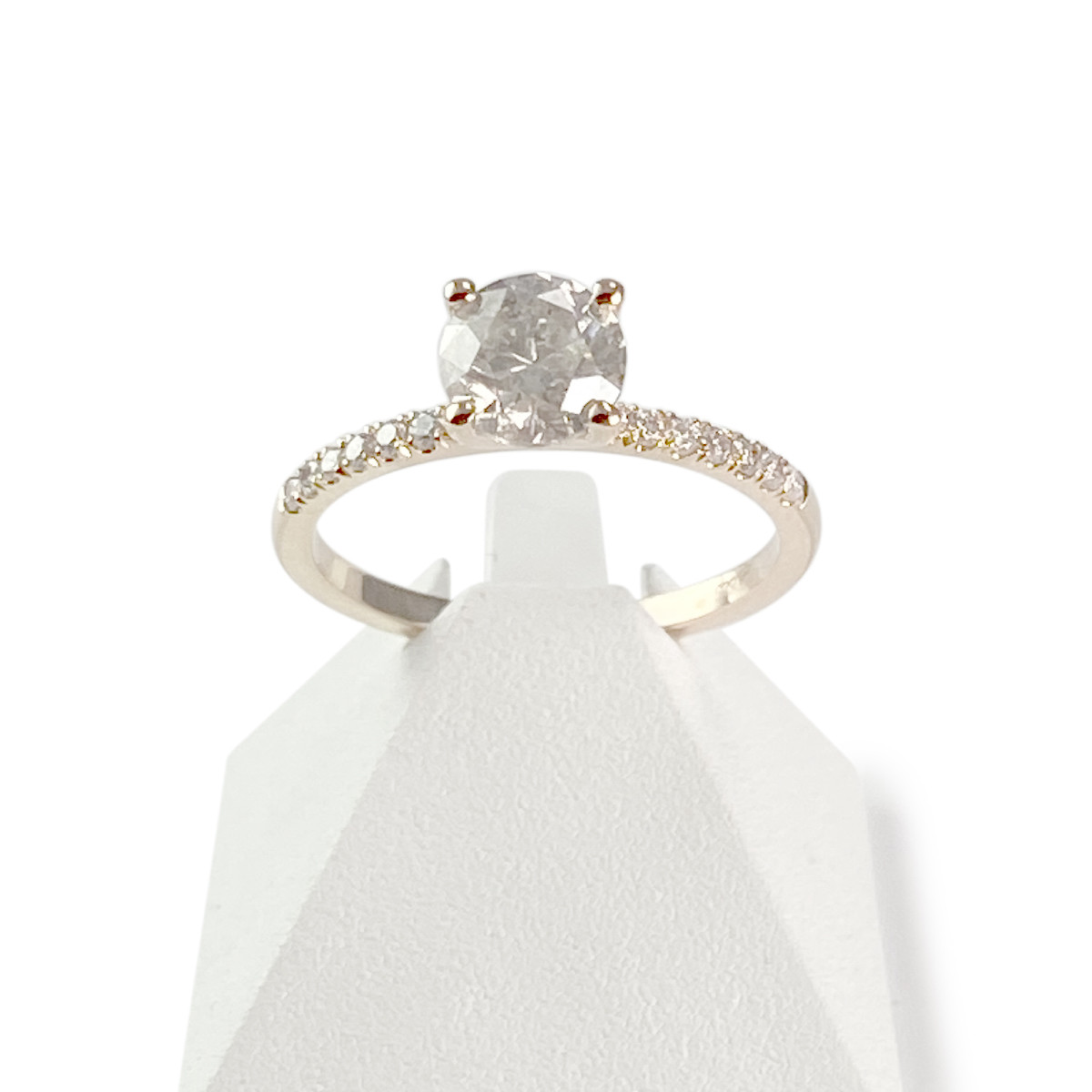 Bague d'occasion or 585 jaune diamants