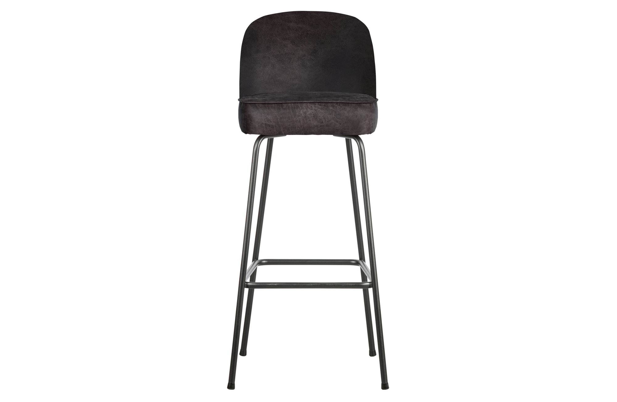Barstoel Vogue 80 cm Leer - Zwart