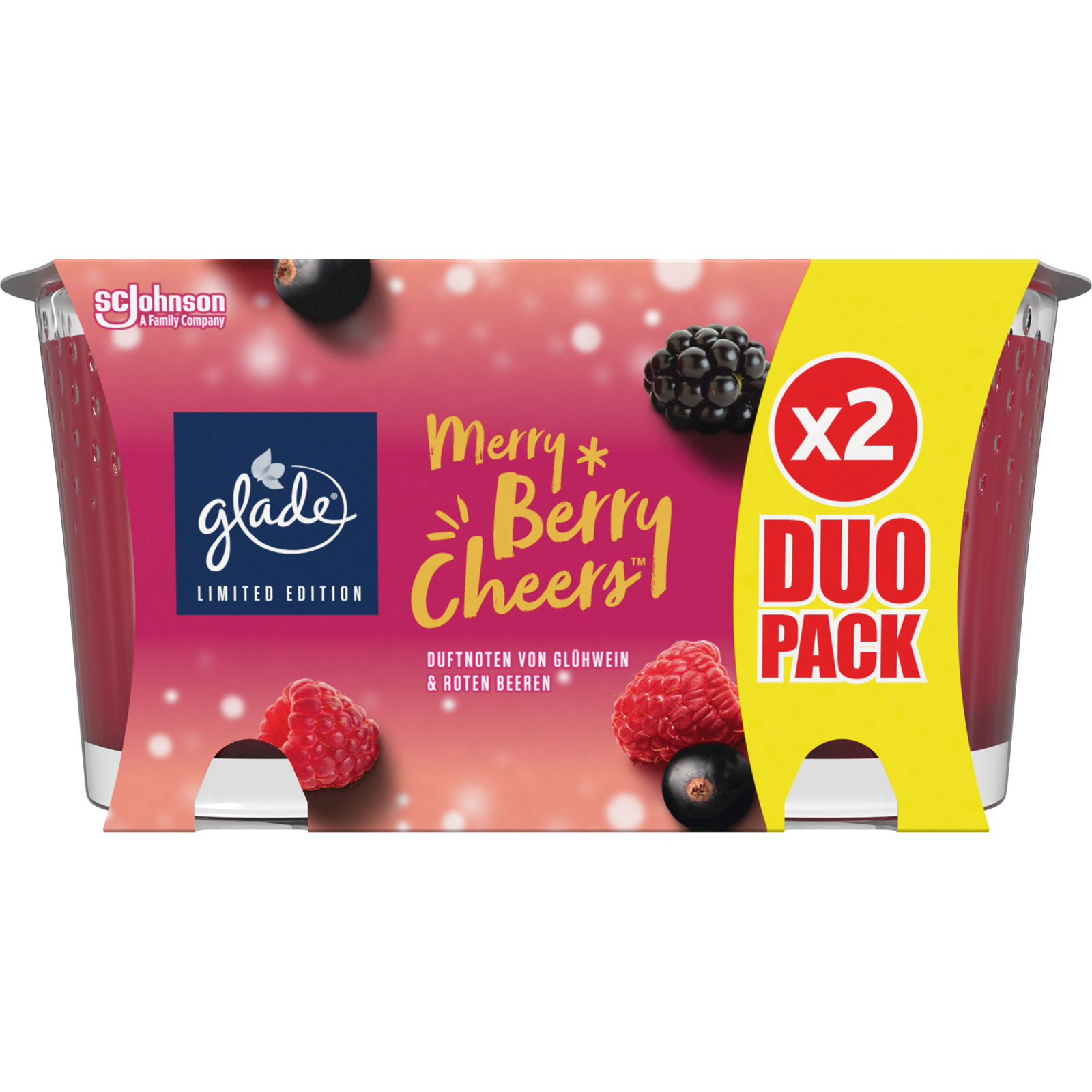 Glade Duftkerze Merry Berry 2 x 129 g