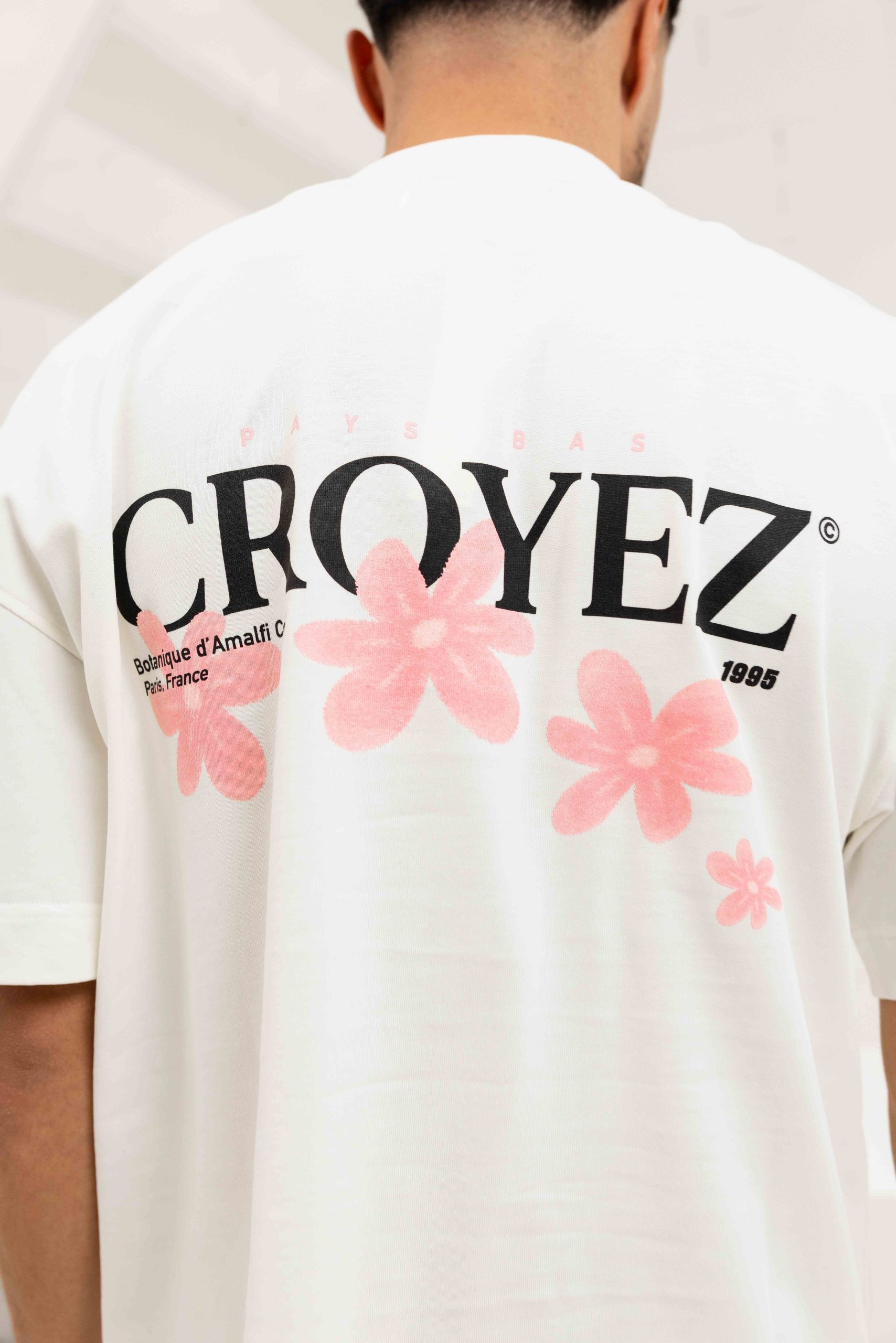 Croyez Botanique T-Shirt Heren Gebroken Wit