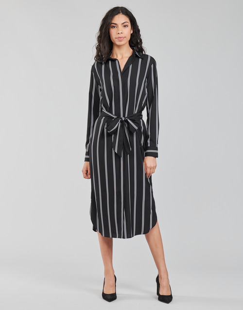 Lauren Ralph Lauren - RYNETTA-LONG SLEEVE-CASUAL DRESS Negro