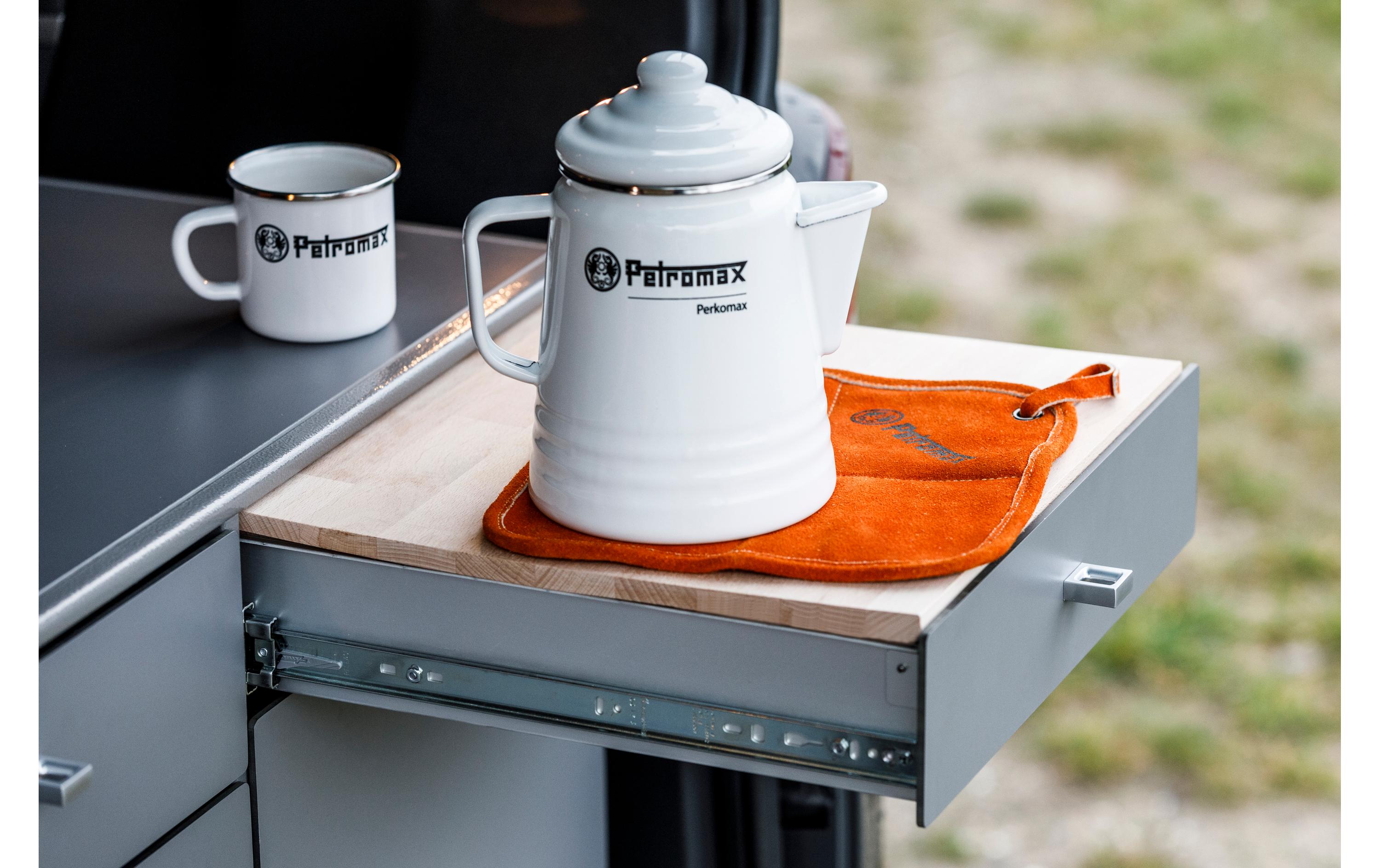 Outdoor-Becher Emaille WeissBecher für Lagerfeuer oder zu Hause