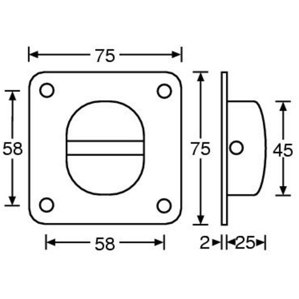 Adam Hall 5710 Flugöse
