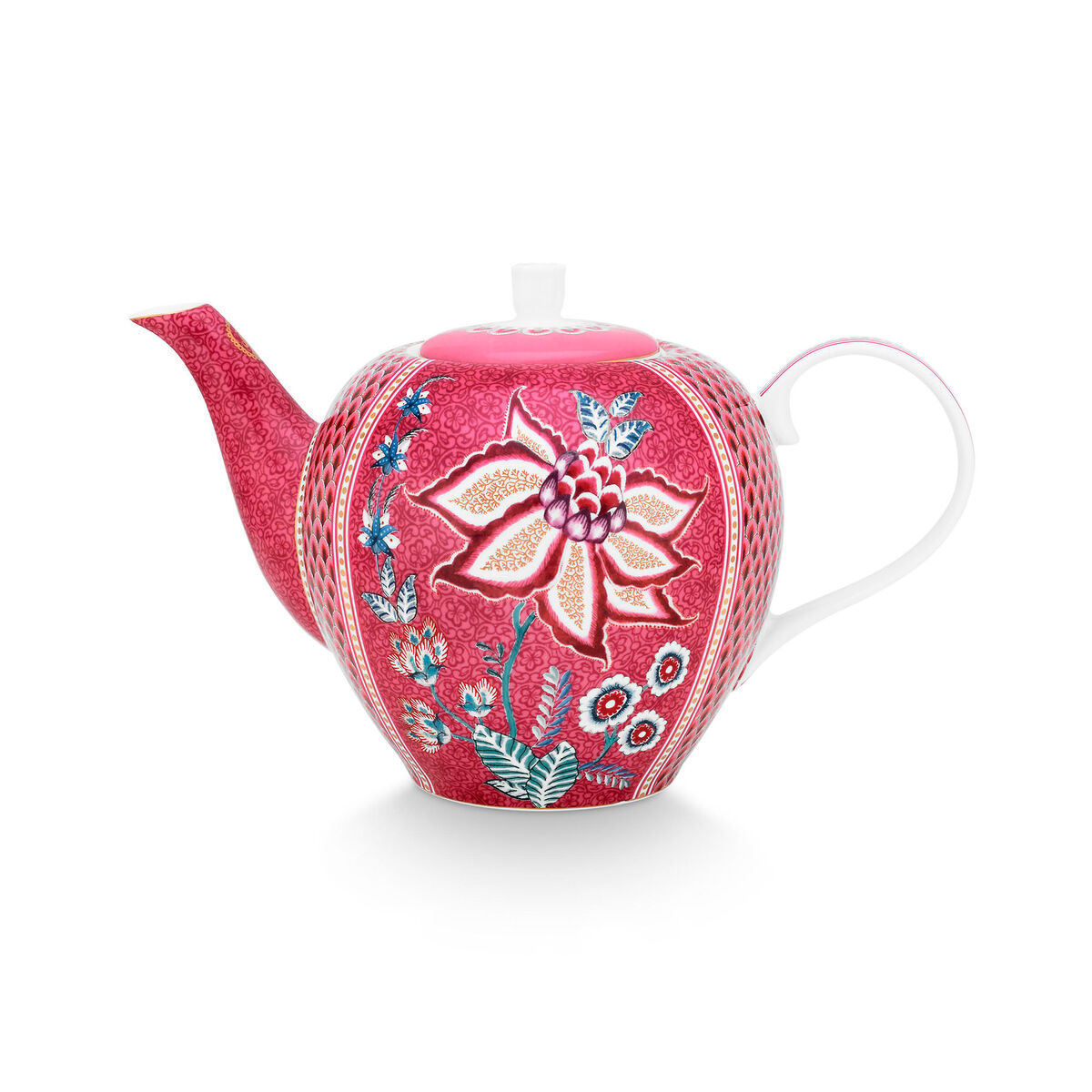 PIP Studio Flower Festival tekanne 1,6 liter, rosa