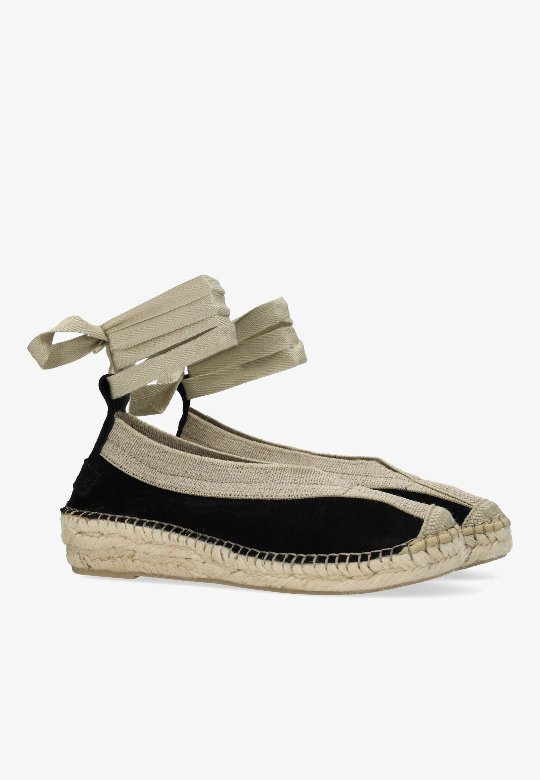 PALMA Kimono Espadrille suede Black