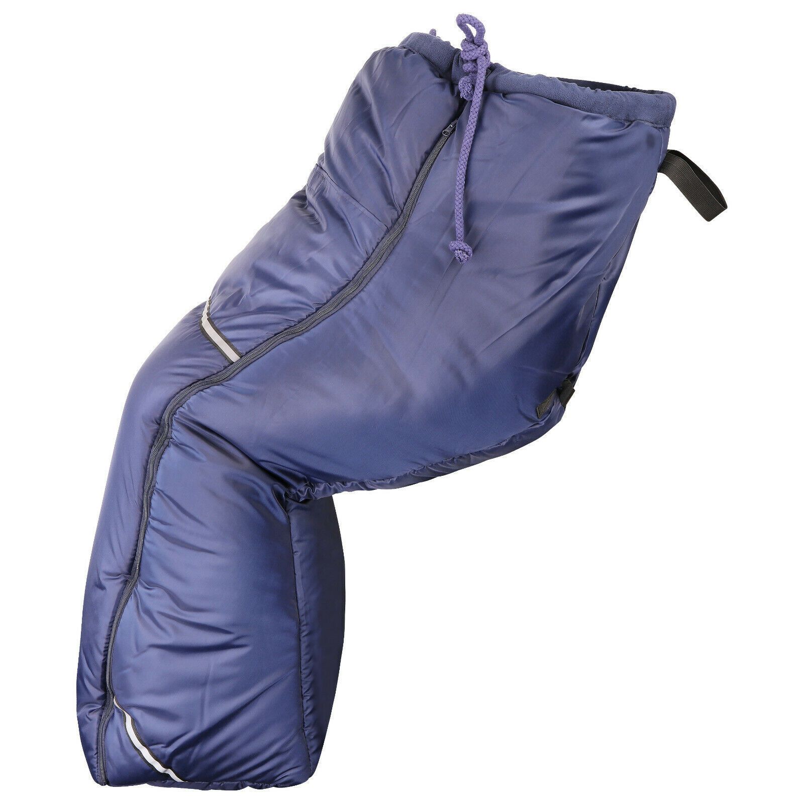 Kaiser Luxus Rollstuhl Schlupfsack FLEECE blau