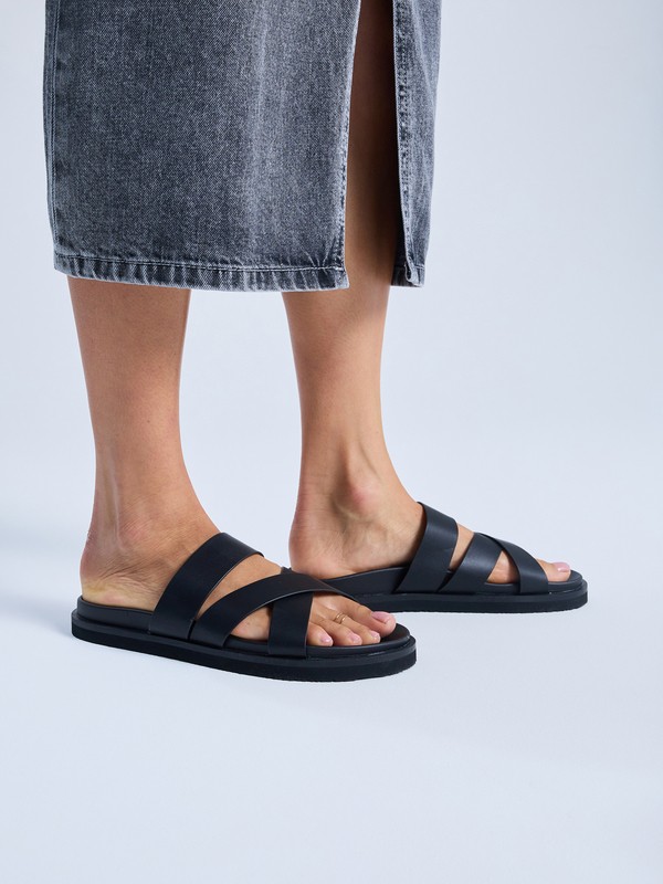 Zaho Sandales Noir Femme