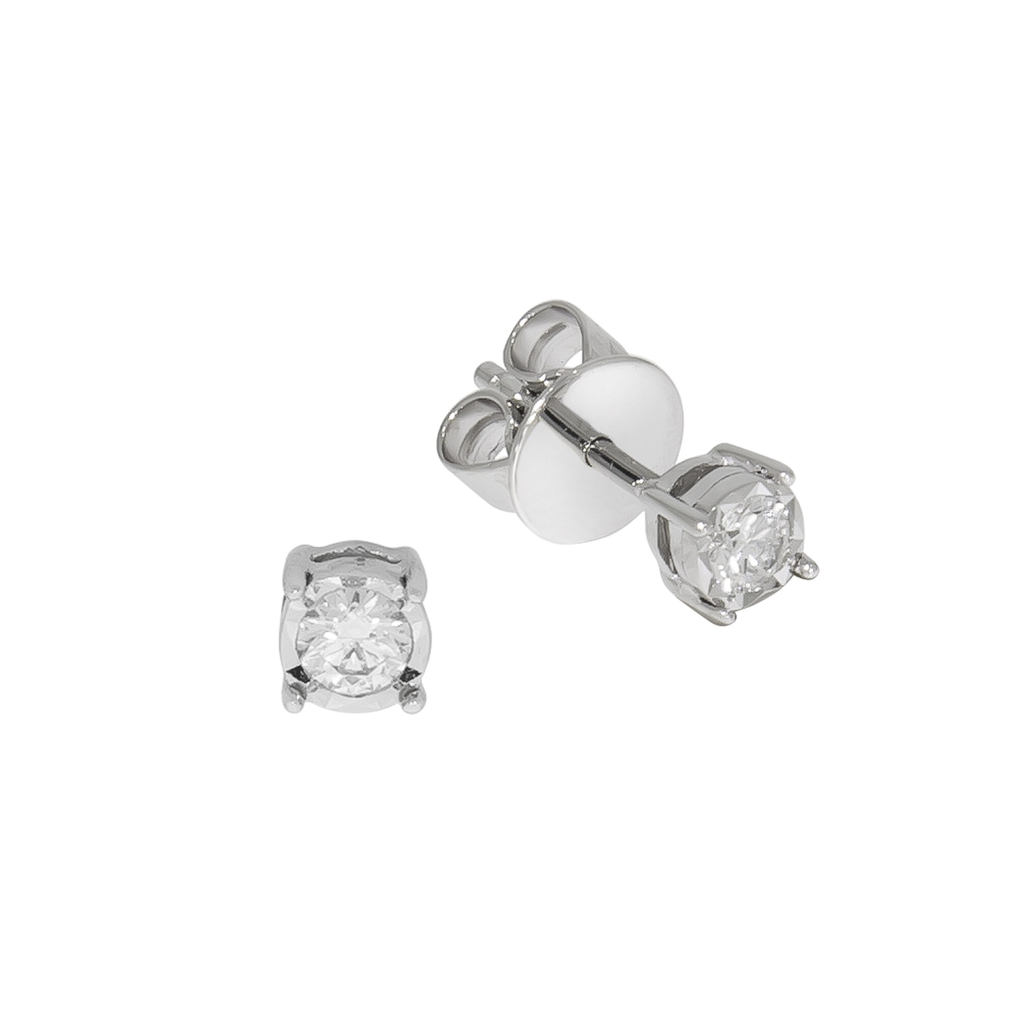 Diamonds by Ellen K. Ohrstecker 585/- Weißgold Brillant 0,20ct.