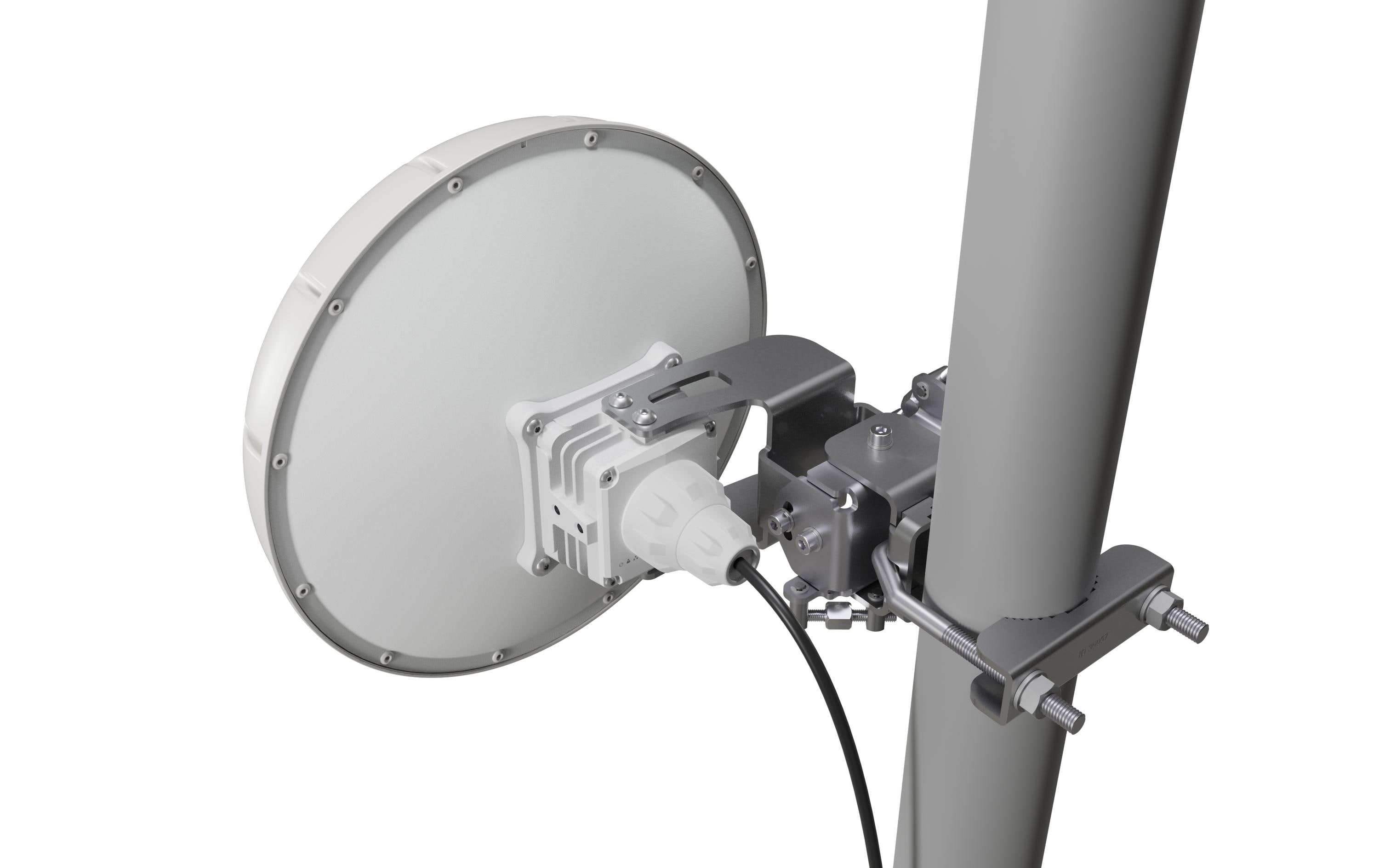 WLAN-Bridge WIRELESS WIRE NRAY<br>Wireless Wire nRAY. Es handelt sich um einen Bausatz aus zwei vorgefertigten Geräten, die eine sichere AES-verschlüsselte drahtlose Verbindung herstellen. Es kann problemlos eine Entfernung von 1500 Metern zurücklege