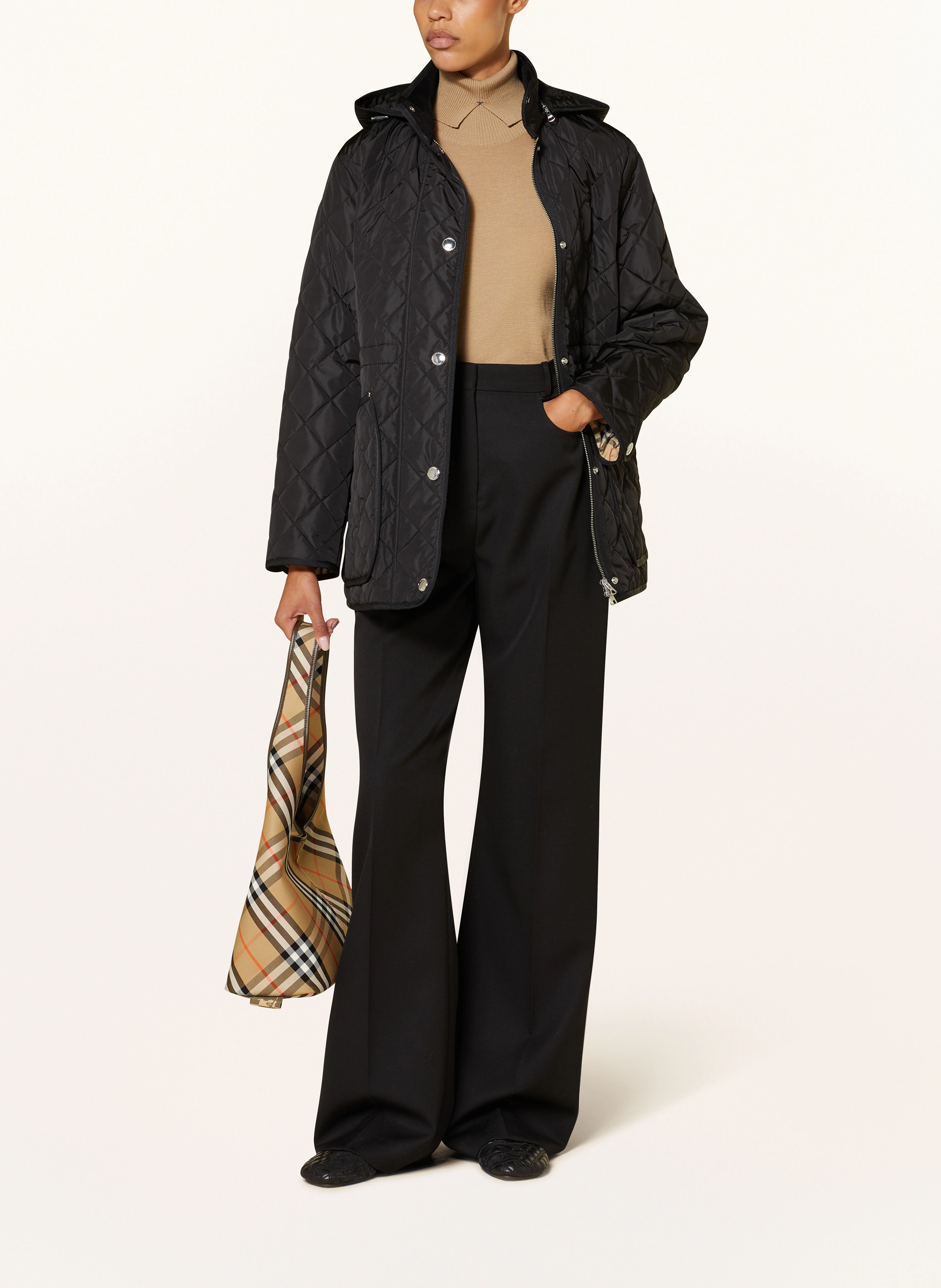 BURBERRY Steppjacke ROXBUGH mit abnehmbarer Kapuze