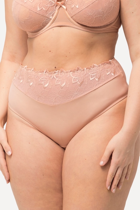 String-Panty, besticktes Mesh