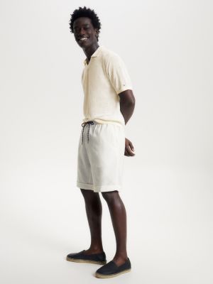 Alpargatas Tommy Hilfiger x Vacation em couro premium com monograma