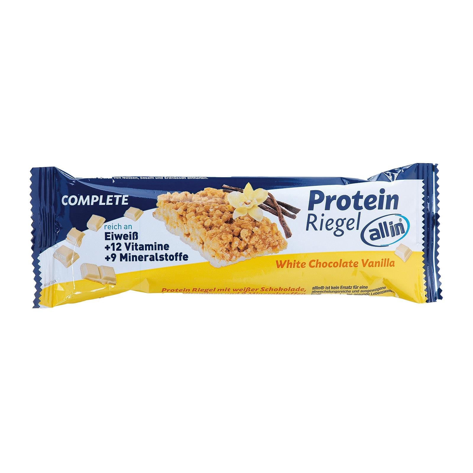 Allin Protein Riegel White Choco Vanilla
