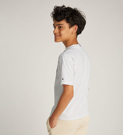 Tommy Hilfiger T-Shirt - Weiß m. Print