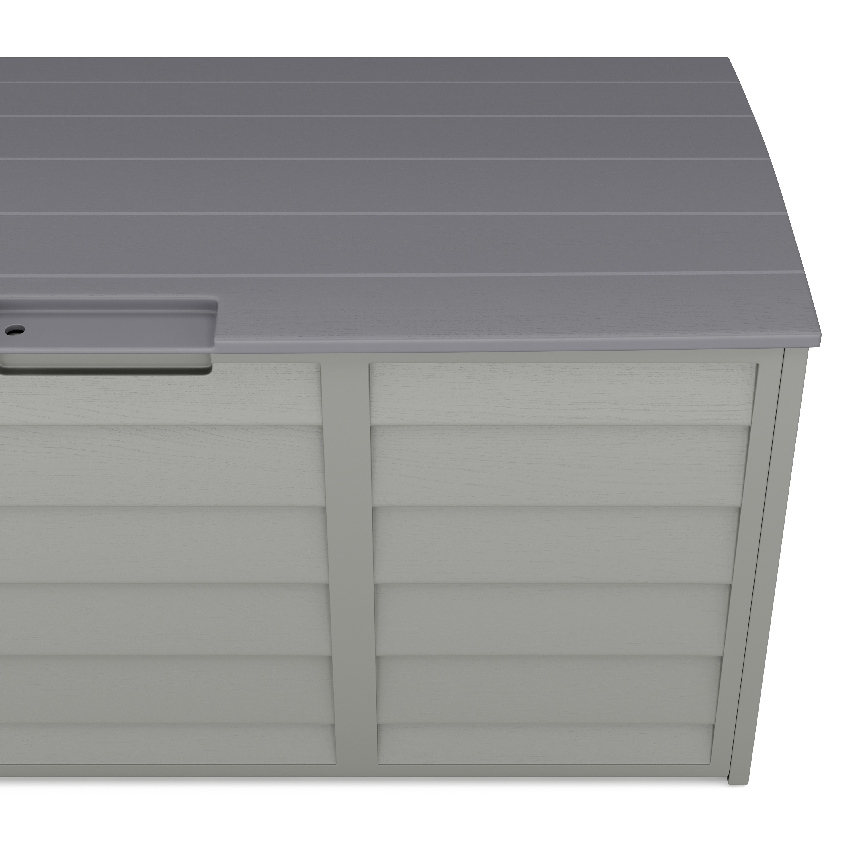 Kissenbox Gartenbox grau