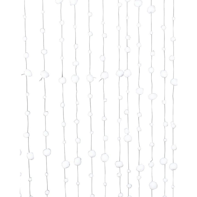 Türvorhang - Schneebälle - ca. 90 x 200 cm