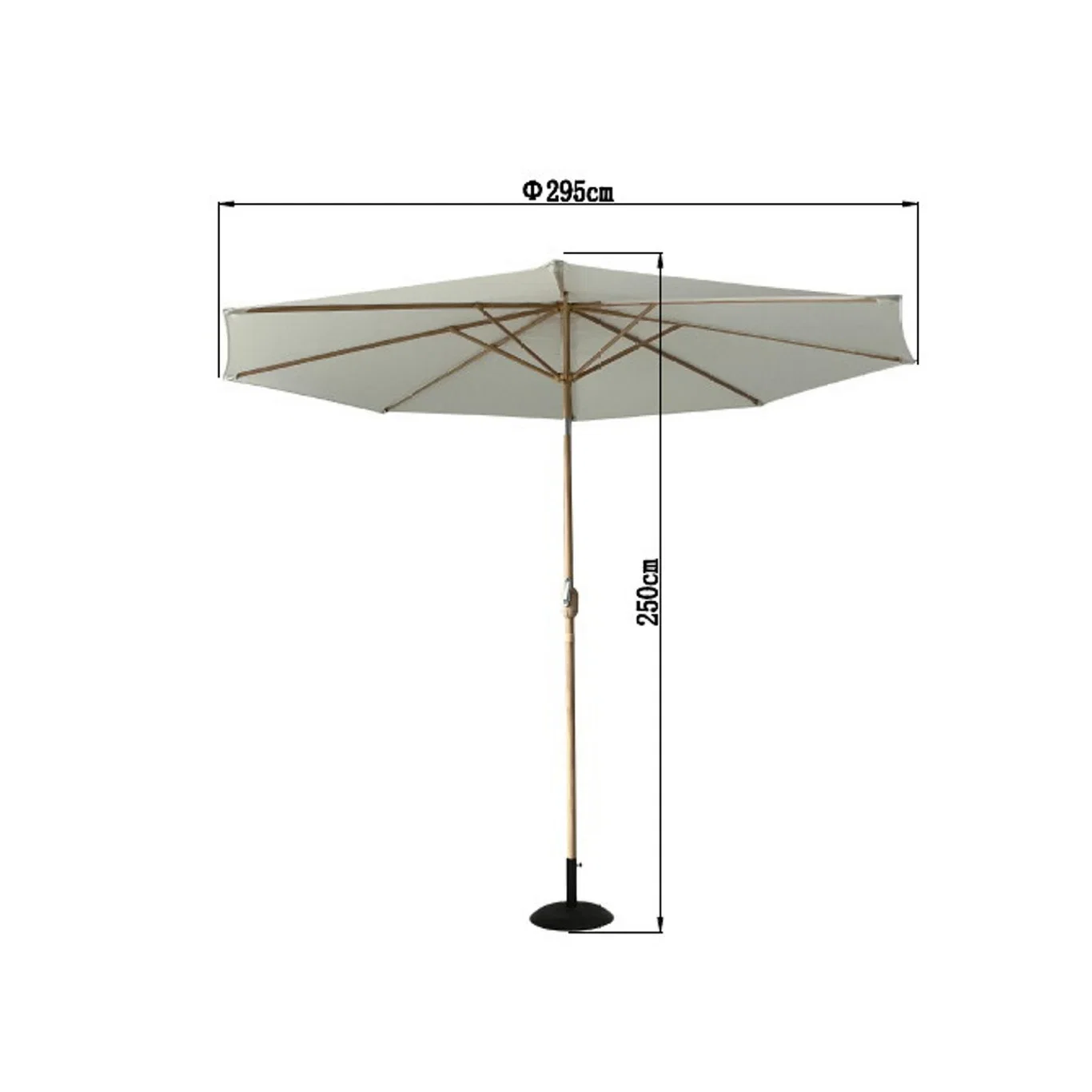 Parasoll Mila Ø300 cm