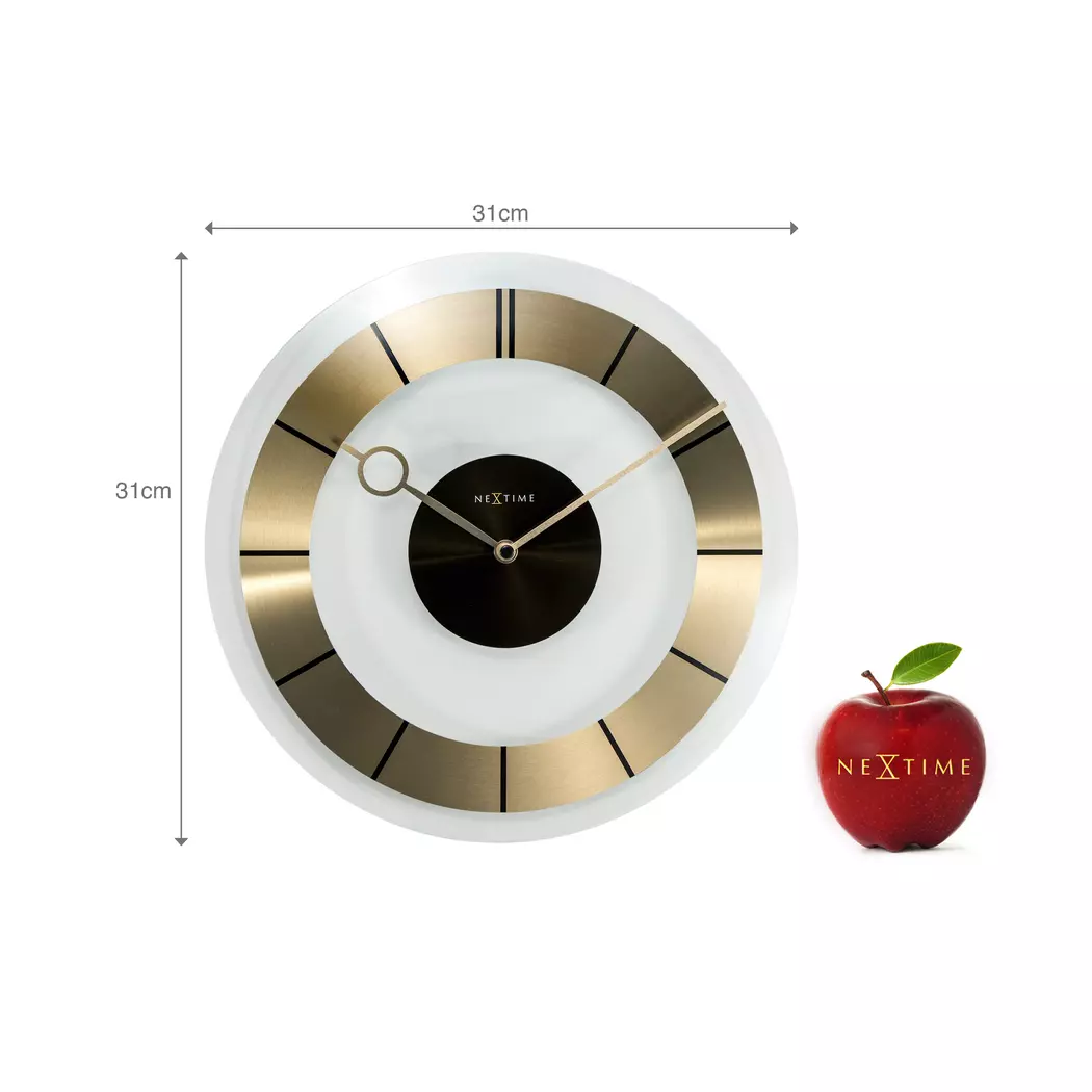 Quarzwanduhr Retro Ø 31 cm