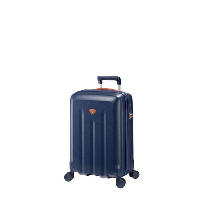 Valise cabine rigide Uppsala Extensible 55 cm Marine