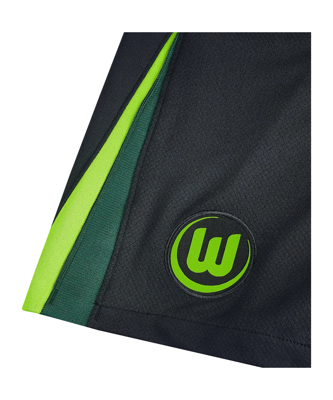 Nike VfL Wolfsburg Short Home Away Kids 2024/2025 Schwarz Grün F010