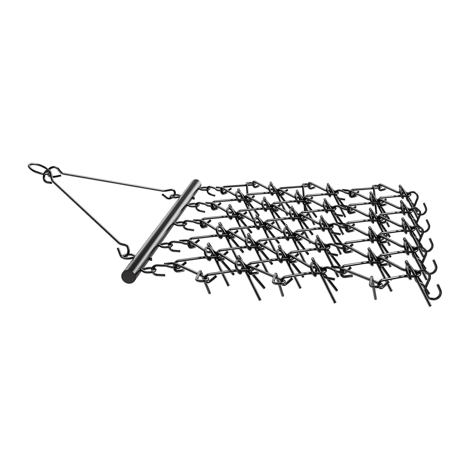 VEVOR Wiesenegge, 178x147x11cm, Wiesenschleppe mit 60 Zähnen, geeignet für ATV- & UTV-Traktoren, für Bodenvorbereitung, Aussaat, Glättung von Landschaften & die Instandhaltung von Kiesauffahrten
