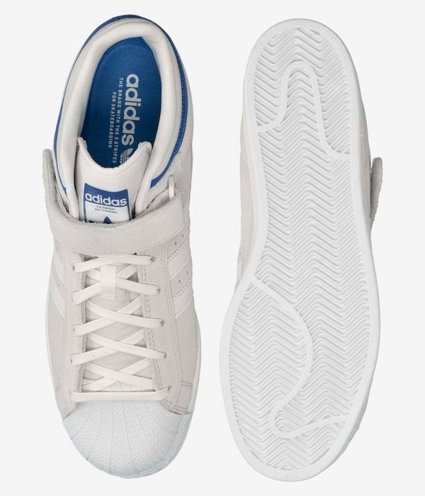 adidas Skateboarding Pro Shell ADV Schuh (crystal white white team royal b)