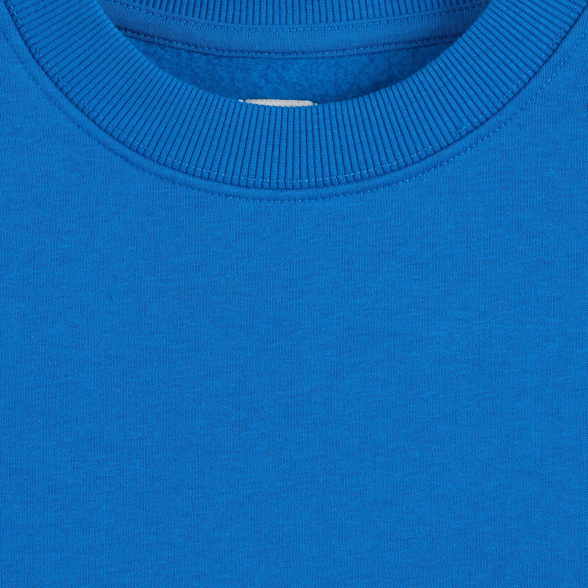 COLEÇÕES LA REDOUTE<br>Moletom de gola redonda achatado