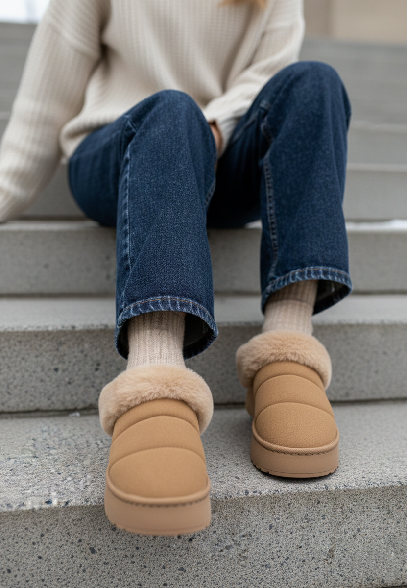 Sabots pour femme à plateforme kaki Lucelia