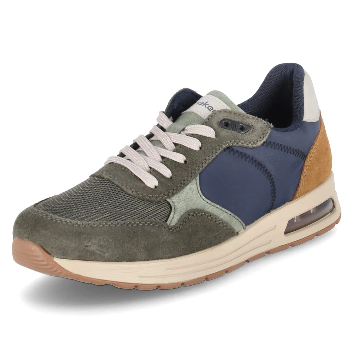 RiekerLow Sneaker - grün kombi