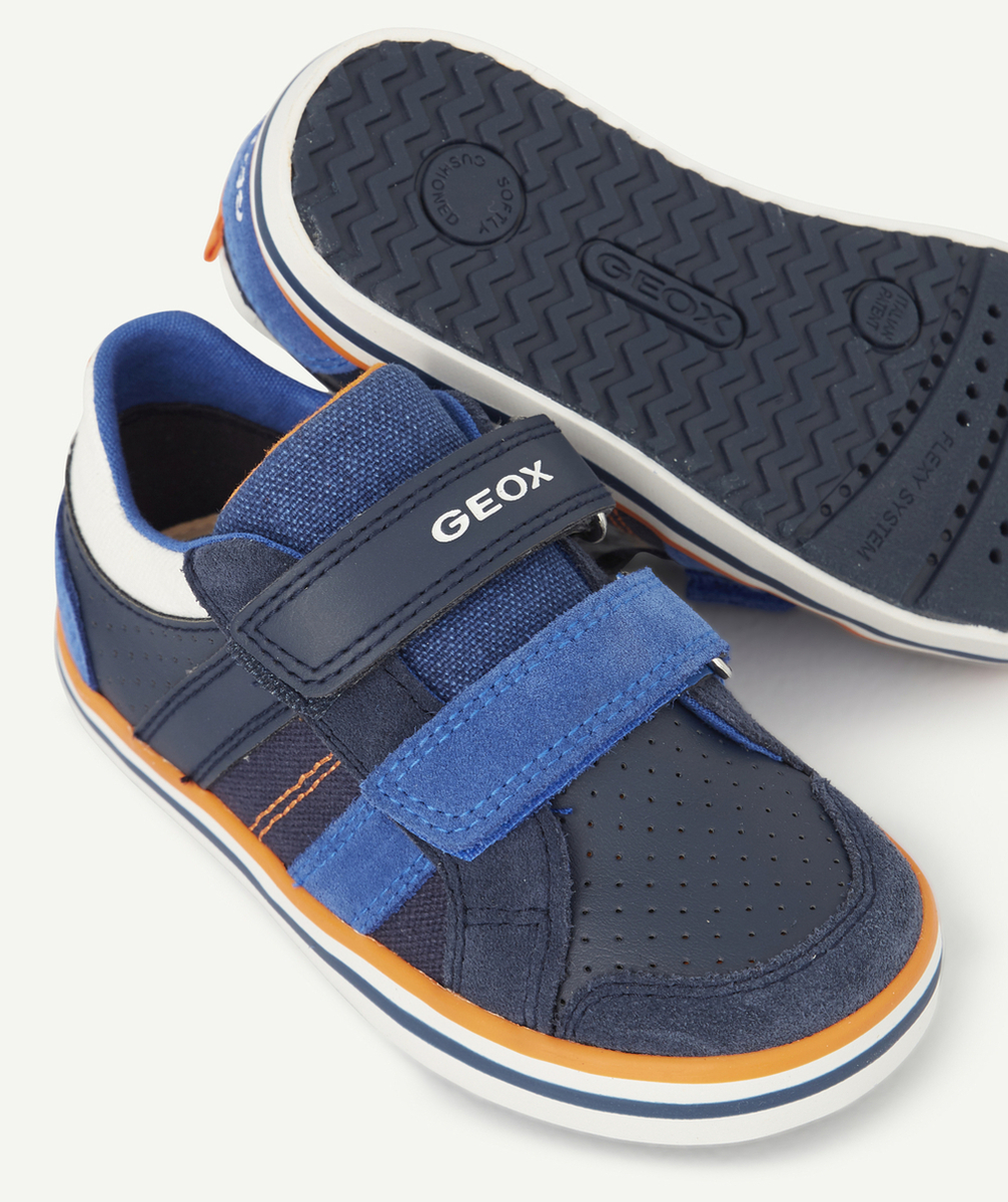 GEOXLES BASKETS BLEUES ET ORANGES