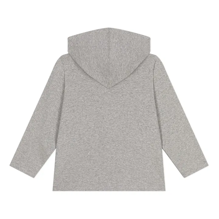 Petit Bateau Sweat Capuche Mavy | Gris chiné