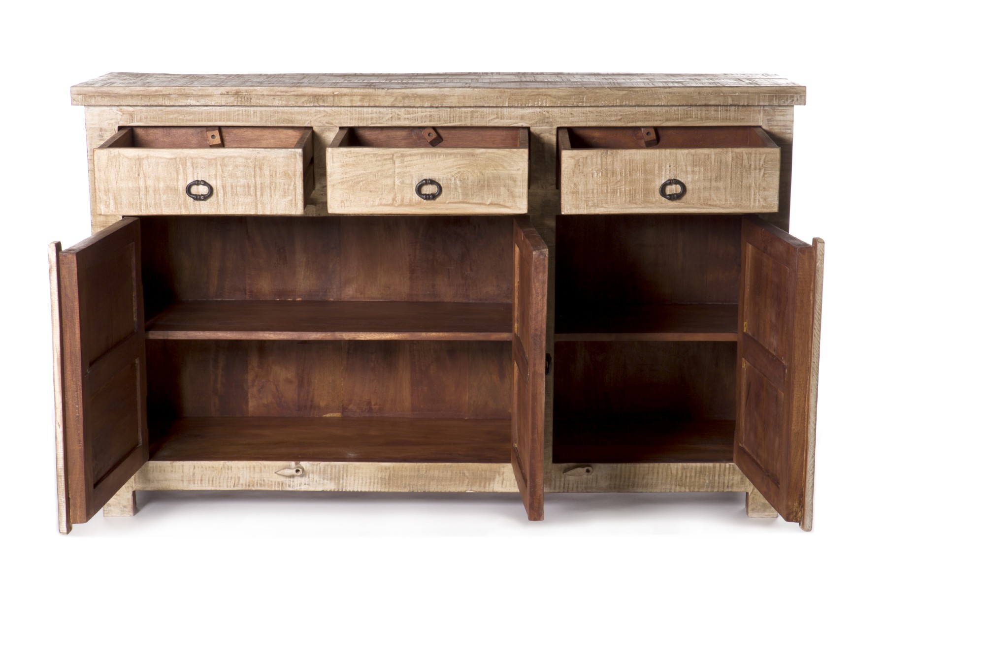 Sideboard 'Sharina', natur, T 40 cm, B 145 cm, H 90 cm von fischer's lagerhaus