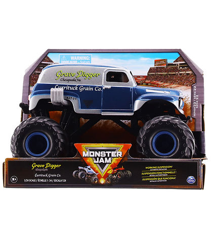 Monster Jam Sammler Truck - 1:24 - Grave Digger - Blau