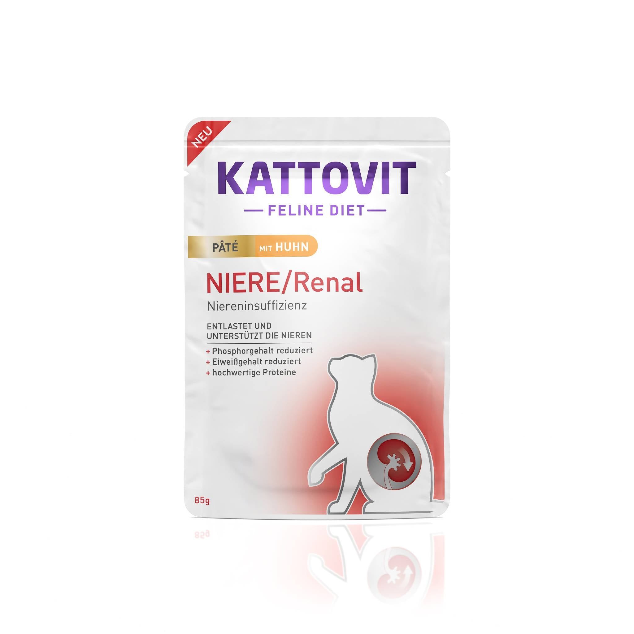 KATTOVIT Niere-Renal Paté Huhn