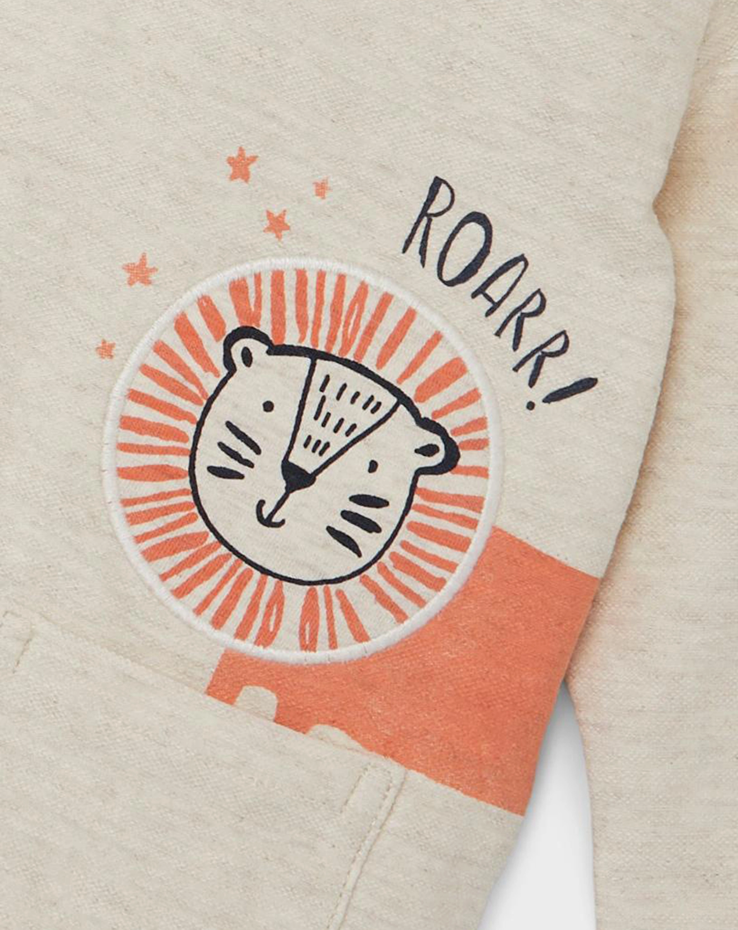 Langarmshirt NBMFUMON - LION in peyote melange