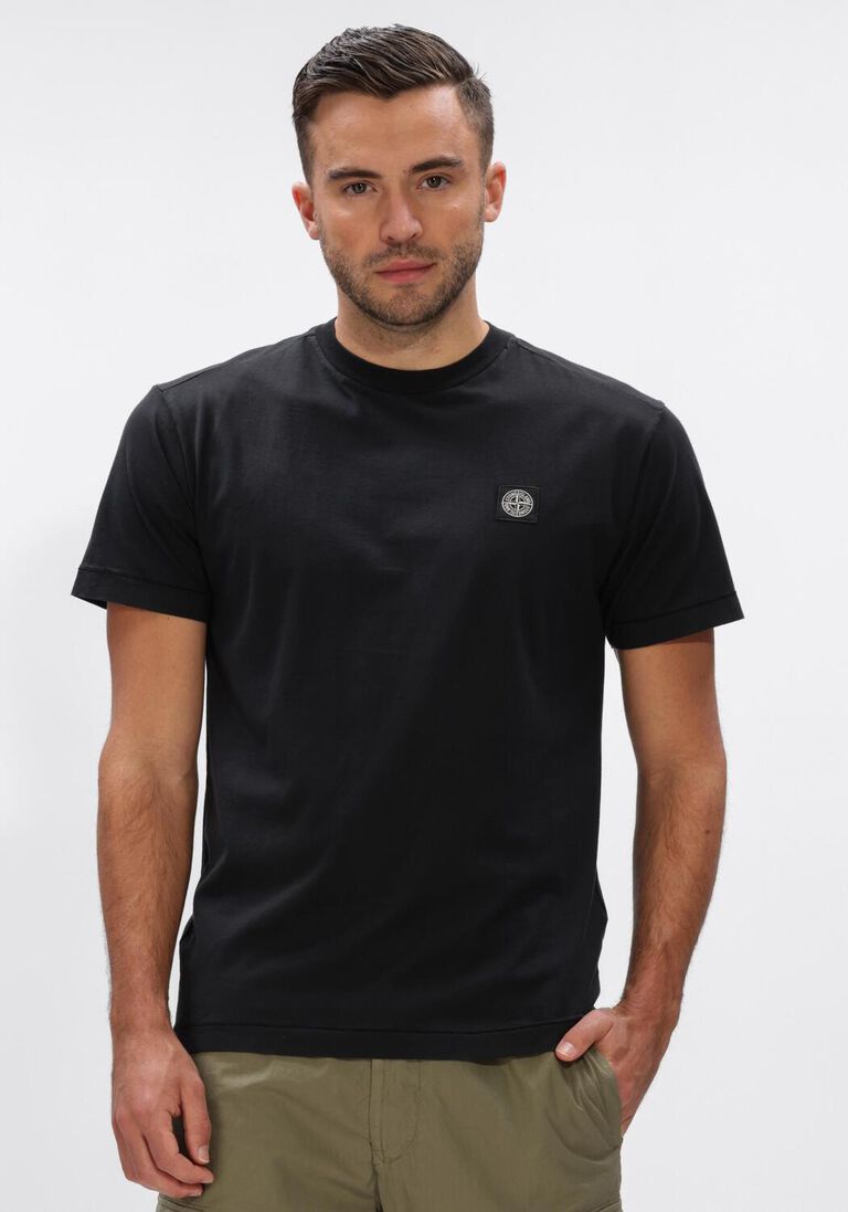 zwarte stone island t-shirt ss t-shirt s0013