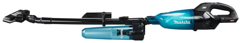 Makita CL001GZ21 Accu Steelstofzuiger Zwart Blauw   Stofafscheider XGT 40V Max Basic Body