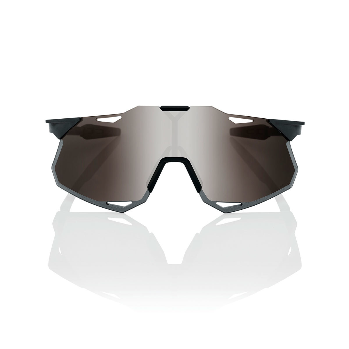 100% Hypercraft XS Sport Zonnebril Mat Zwart met Smoke Lens